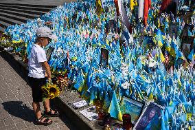 Ukrainians Honor The Memory Of Fallen Soldiers On The Day Of Remembrance Of Ukraine's Defenders