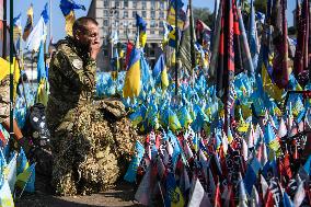 Ukrainians Honor The Memory Of Fallen Soldiers On The Day Of Remembrance Of Ukraine's Defenders