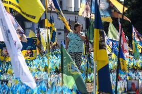 Ukrainians Honor The Memory Of Fallen Soldiers On The Day Of Remembrance Of Ukraine's Defenders