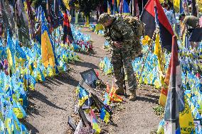 Ukrainians Honor The Memory Of Fallen Soldiers On The Day Of Remembrance Of Ukraine's Defenders