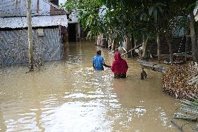 Flood Effected People In Bangladesh