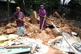 Flood Effected People In Bangladesh