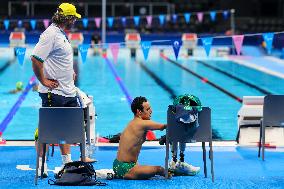 Para Swimming Training At Summer Paralympic Games Paris2024