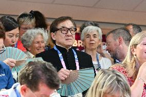 Paris 2024 Paralympics - Jackie Chan At Para Cycling Track