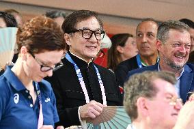 Paris 2024 Paralympics - Jackie Chan At Para Cycling Track