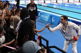 Paris 2024 Paralympics - 400m Freestyle Swimming Medal Ceremony