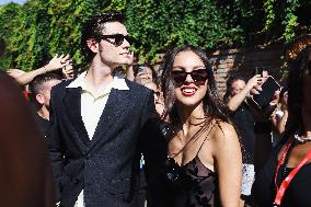 Olivia Rodrigo And Louis Partridge Celebrity Sightings During The 81st Venice International Film Festival