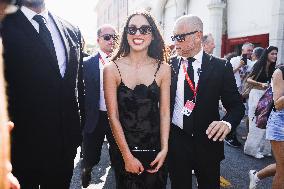 Olivia Rodrigo And Louis Partridge Celebrity Sightings During The 81st Venice International Film Festival