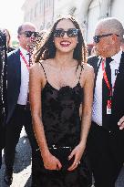 Olivia Rodrigo And Louis Partridge Celebrity Sightings During The 81st Venice International Film Festival