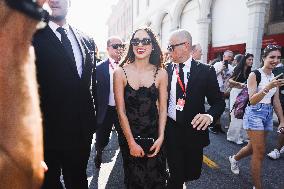 Olivia Rodrigo And Louis Partridge Celebrity Sightings During The 81st Venice International Film Festival