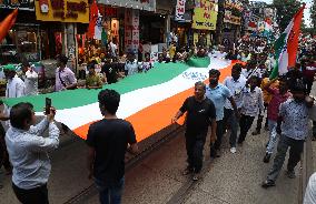 Activist Of Congress Party Take Part In A Protest In Kolkata Against The Rape And Murder Of A PGT Doctor