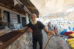 Loutro Village In Crete Island