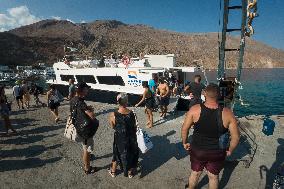 Loutro Village In Crete Island