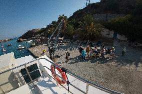 Loutro Village In Crete Island