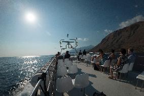 Loutro Village In Crete Island