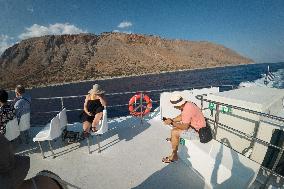 Loutro Village In Crete Island