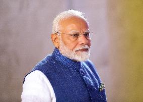 Prime Minister Of The Republic Of India Narendra Modi In Warsaw