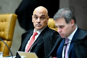 Brazil's Supreme Court, STF Minister Alexandre De Moraes Clashes With Elon Musk