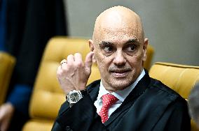 Brazil's Supreme Court, STF Minister Alexandre De Moraes Clashes With Elon Musk