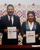 Clara Brugada, Mexico City's Elected Head Of Government, Installs Transition Table Of The Capital's Government