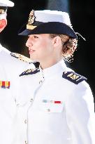 Princess Leonor At Navy Training School - Spain