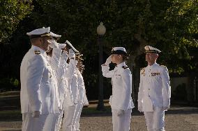 Princess Leonor At Navy Training School - Spain