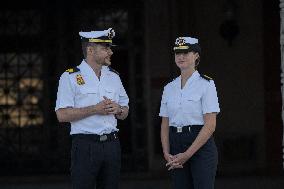 Princess Leonor At Navy Training School - Spain