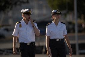 Princess Leonor At Navy Training School - Spain