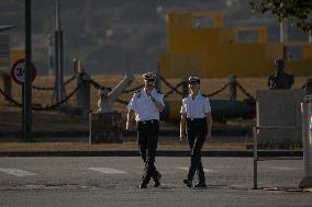 Princess Leonor At Navy Training School - Spain