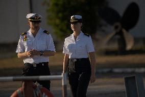 Princess Leonor At Navy Training School - Spain