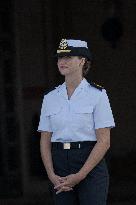 Princess Leonor At Navy Training School - Spain