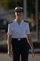 Princess Leonor At Navy Training School - Spain