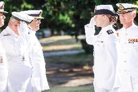 Princess Leonor At Navy Training School - Spain