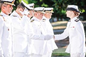 Princess Leonor At Navy Training School - Spain