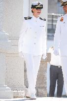 Princess Leonor At Navy Training School - Spain