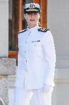 Princess Leonor At Navy Training School - Spain