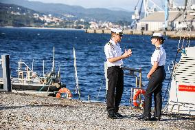 Princess Leonor At Navy Training School - Spain