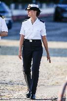 Princess Leonor At Navy Training School - Spain