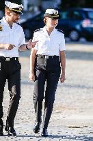 Princess Leonor At Navy Training School - Spain