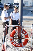 Princess Leonor At Navy Training School - Spain