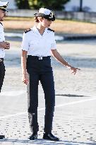 Princess Leonor At Navy Training School - Spain