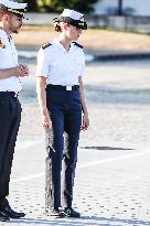 Princess Leonor At Navy Training School - Spain