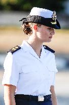 Princess Leonor At Navy Training School - Spain