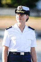 Princess Leonor At Navy Training School - Spain