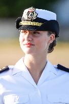 Princess Leonor At Navy Training School - Spain