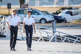 Princess Leonor At Navy Training School - Spain