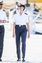 Princess Leonor At Navy Training School - Spain