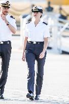 Princess Leonor At Navy Training School - Spain