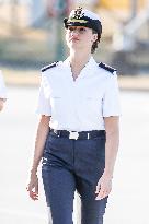 Princess Leonor At Navy Training School - Spain