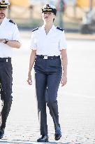 Princess Leonor At Navy Training School - Spain